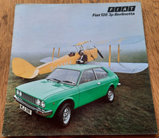 1976 / 1977 FIAT 128 3P BERLINETTA car sales brochure from the UK