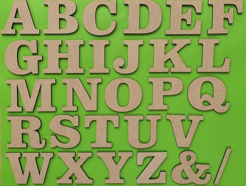Large wooden mdf letters wall - wooden,