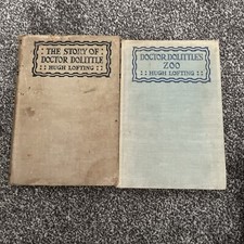 Doctor Dolittle Books Bundle X 2 Book By Hugh Lofting See Des D6