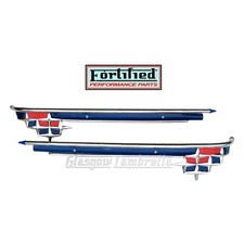 LIMITED EDITION!!! Lambretta Series 2 Li Repro "SUPER" SIDE PANEL CRASH BAR SET