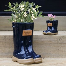 Personalised Plant Pot Welly