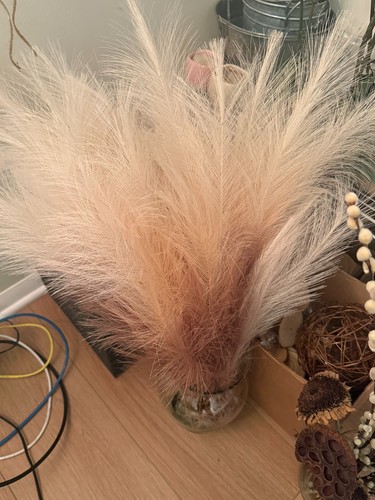 Boho faux pampas grass - boho,