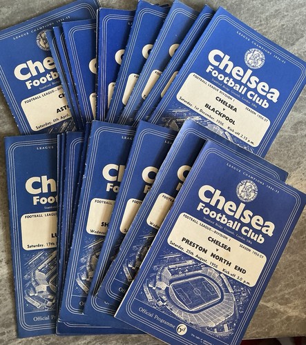 Chelsea home programmes - chelsea,