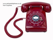 WOW very rare genuine Red 500 series telephone. New old stock plastics. Not GPO.