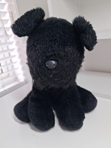 Black scottie puppy dog - scottie, plush