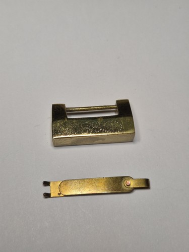 Vintage chineese brass padlock - chineese,