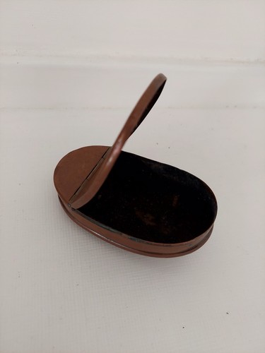 Miners tobacco tin brass vtg - brass,