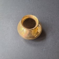 Vintage brass pot bowl vase - brass,