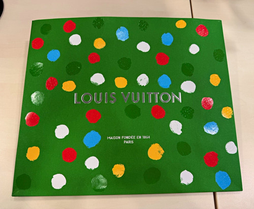 Louis vuitton green polka - louis,