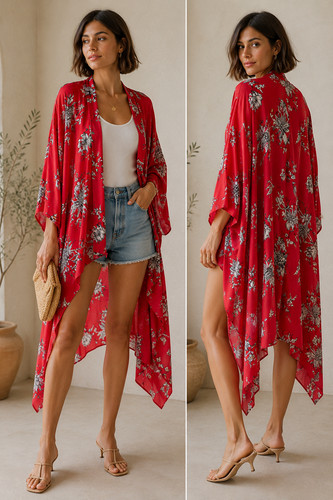 Free people hankerchief kimono - free,