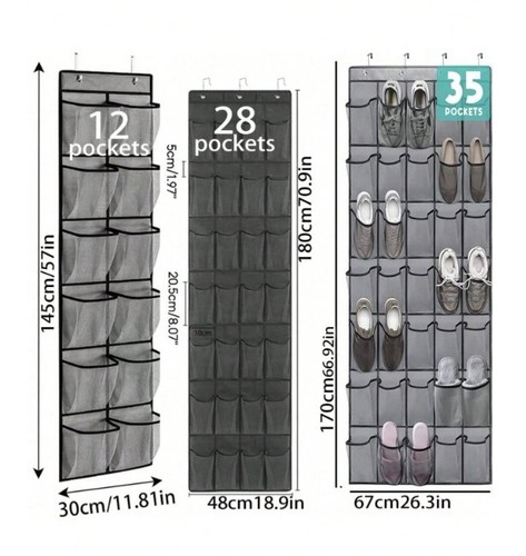 Hanging mesh shoe rack - mesh, with