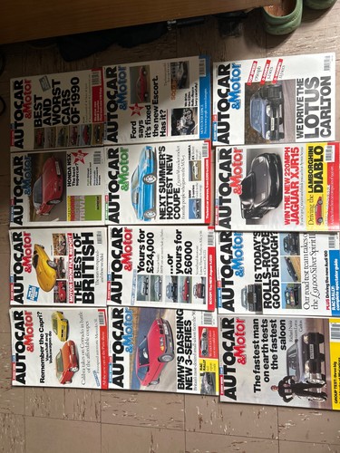 Autocar magazine joblot1990 - magazine,