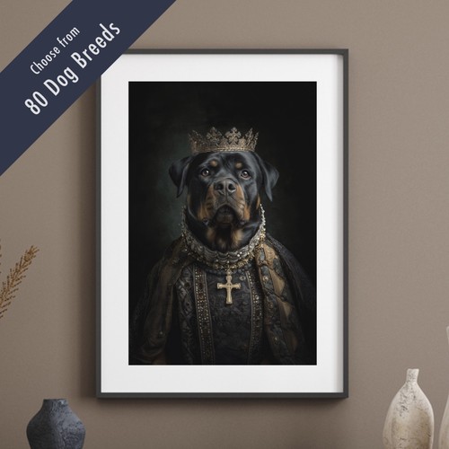 Royal dog portrait - royal,