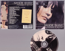 SANDIE SHAW : PRINCESS OF BRITPOP  : 1998 PICTURE LABEL CD ALBUM  : FREE POSTAGE