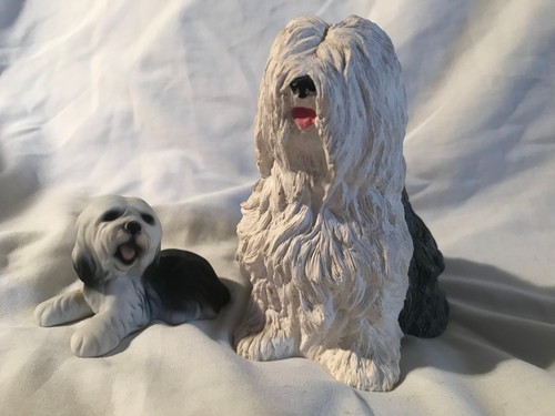 Vintage dog figurine - 2x,