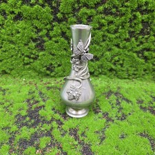 French  Vase Silver Metal 11cm