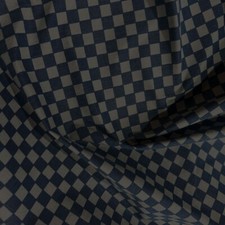 Dry Wax Checked Fabric Water