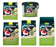 Tetra Pond Floating Fish Food Sticks Goldfish & Koi Stick Promote Health Colour