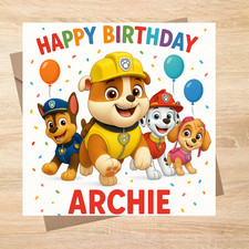 Personalised Paw Patrol Chase