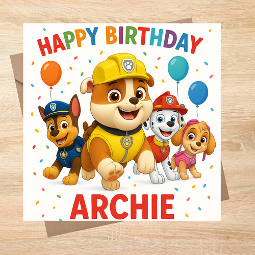 Personalised paw patrol - personalised,