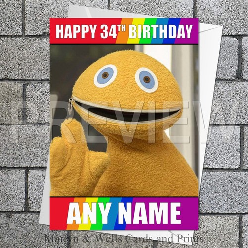 Rainbow birthday card - ., 5x7