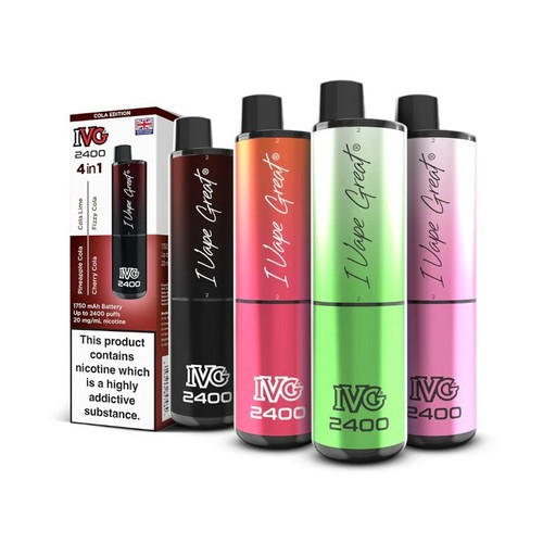Ivg 2400 rechargeable vape - 2400,