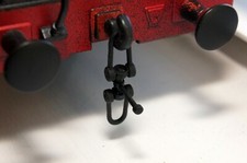 Gauge 1, G Scale, British Rail dummy screw couplings, PAIR, black resin, v2 STD