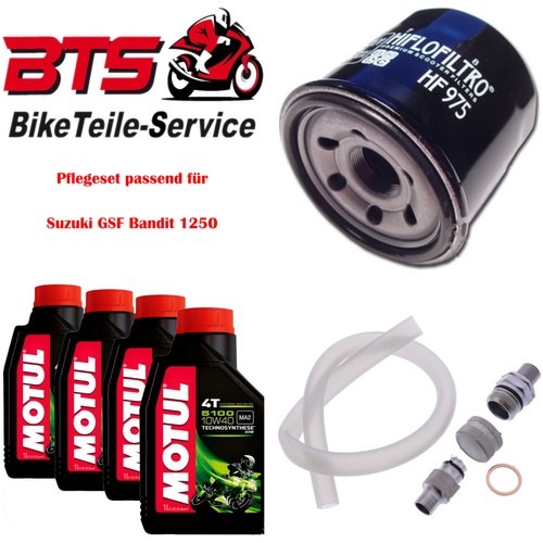 Set oil filter drain plug - 4l,