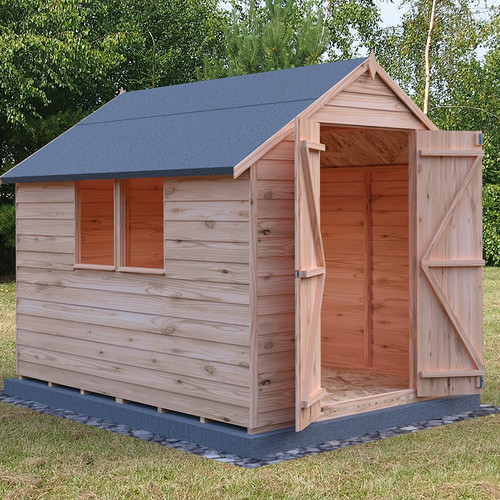 8x6 wooden garden shed apex - wooden,