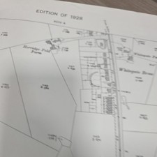 Vintage Ordnance Survey Map 1928 - LANCASHIRE HULTON PARK - 25 inches - 1 mile