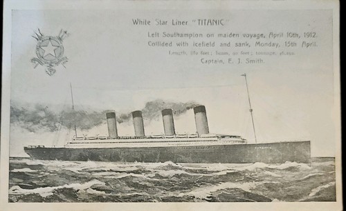 1912 rms titanic has - 1912,