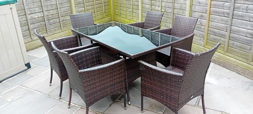 Seater rattan garden - 6-seater,