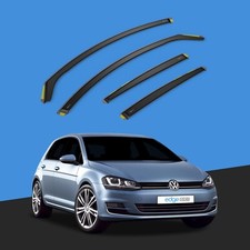 VW GOLF MK7 2012-2020 5 Door Hatchback Wind Deflectors 4pc Tinted