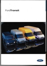 Ford Transit 2002-2003 UK Market Brochure Van, Chassis Cab, Double Cab, Minibus