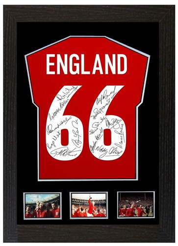 England 1966 team signed - team, shirt