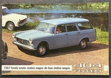 PEUGEOT 404 Estates Car Sales