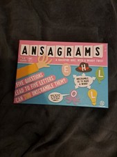 Ansagrams Party Game Big Box Edition  Fast-Paced Trivia Card Game for Adults 