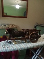 Shire Horse Pulling Barrell