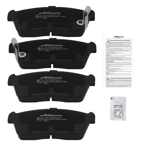 4pcs front brake pads - pads, for