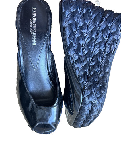 Emporio armani black patent - emporio,