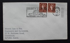 'HOLIDAY IN EDINBURGH' Edinburgh, Scotland 1968 Slogan postmark cover