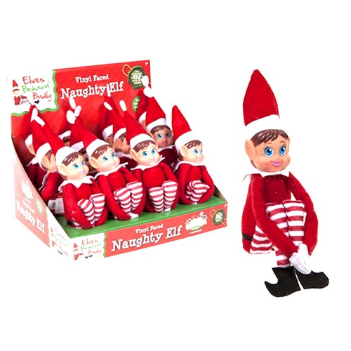 Red long leg elf - red,