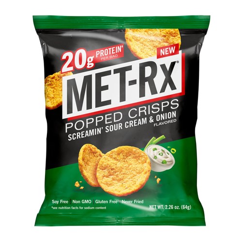 Bags met popped crisp - bags, met-rx