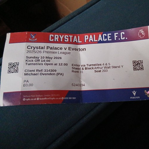 Crystal palace everton - crystal, v