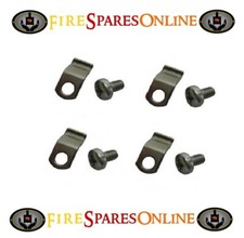Morso Stove Glass Clips & Screws Set of 4 to Fit Morso Stoves, All Models 