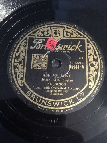 1947 jolson all - jolson, 78