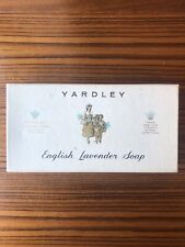 Vintage 1940s  Yardley English Lavender Soap Advertising  Box  Exceptional