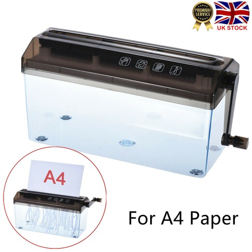 Mini cut paper shredder manual - cut,
