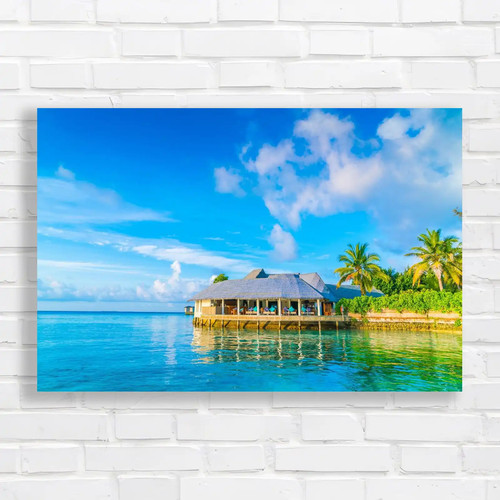 Tropical beach hut - hut, original
