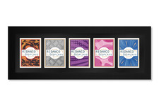 Black 5 Trading Card Frame